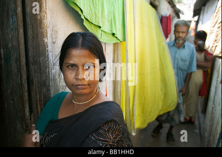 Leader for women's rights in brothel, Tangail, Bangladesh. Stock Photo
