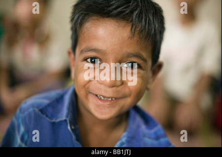 Child in school, all were born in brothel, Dhaka, Bangladesh. Stock Photo