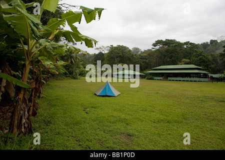 At the Sirena Ranger Station in Corcovado National Park, Costa RIca Stock Photo