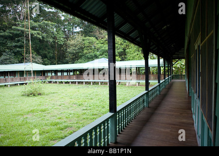 At the Sirena Ranger Station in Corcovado National Park, Costa RIca Stock Photo