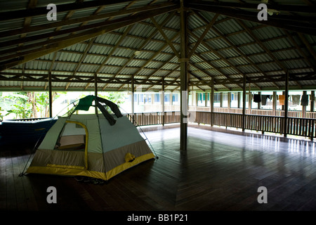 At the Sirena Ranger Station in Corcovado National Park, Costa RIca Stock Photo