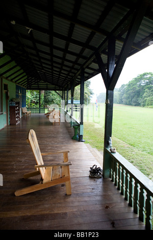 At the Sirena Ranger Station in Corcovado National Park, Costa RIca Stock Photo