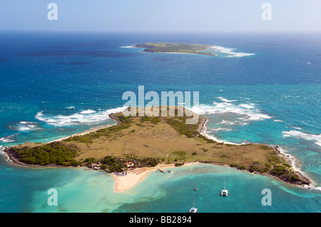 St Martin Pinel Island Stock Photo