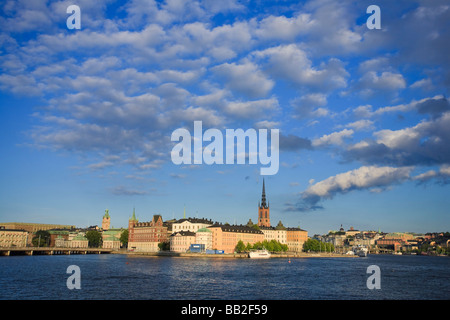 Gamla Stan and Riddarholm Church Stockholm Sweden Stock Photo