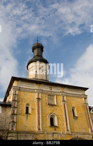 Russia, Volga-Baltic Waterway, Goritzy. Kirillo-Belozersky Monastery, founded in 1397 by St. Cyril. Stock Photo