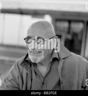 British childrens author Brian Jacques at the Hay Festival Hay-on-Wye Wales UK Stock Photo