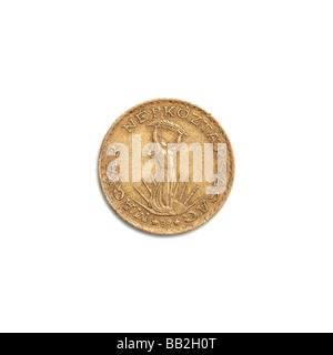 Hungarian 10 Forint coin Stock Photo