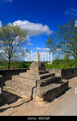 Butter cross at Hooton Pagnell, Doncaster, South Yorkshire, England, UK. Stock Photo
