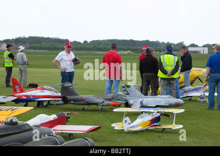 radio controlled model aircraft Stock Photo