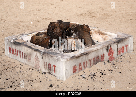 Firepit On The Beach Stock Photo 311190886 Alamy