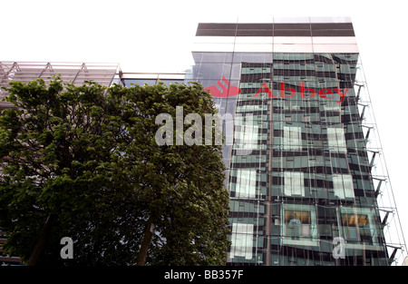 Abbey bank HQ Euston Road London Stock Photo