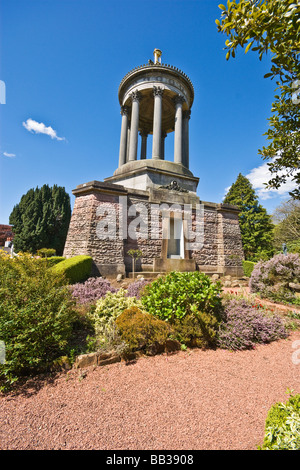 Robert Burns Monument in the Burns National Heritage Park Alloway Scotland Stock Photo