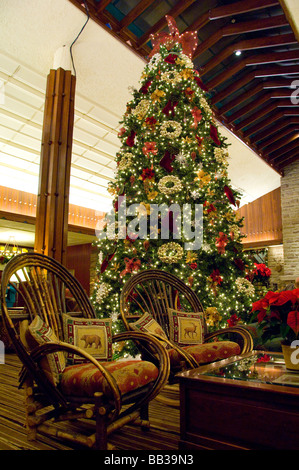 Canada, Alberta, Jasper, Jasper NP. Fairmont Jasper Park Lodge. Stock Photo