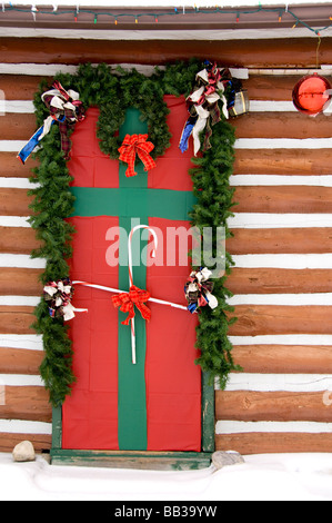 Canada, Alberta, Jasper, Jasper NP. Fairmont Jasper Park Lodge. Stock Photo