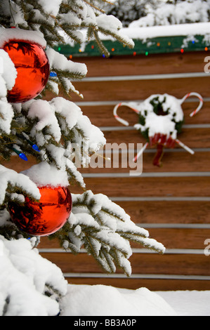 Canada, Alberta, Jasper, Jasper NP. Fairmont Jasper Park Lodge. Stock Photo