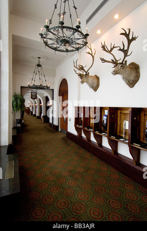 Canada, Alberta, Lake Louise. Farimont Chateau Lake Louise. Stock Photo