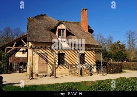 Hameau de la Reine, Versailles, Yvelines, France Stock Photo