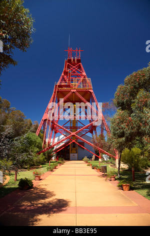 Museum of the Goldfields winding tower Kalgoorlie Western Australia WA Australia Stock Photo