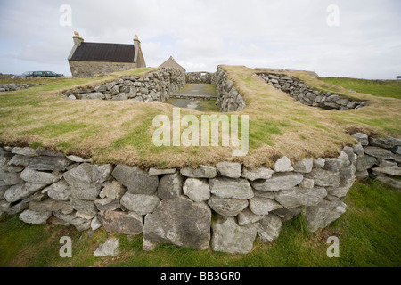 Arnol United Kingdom Scotland GB Blackhouse at Arnol Isle of Lewis Stock Photo