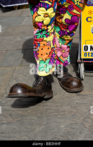 The outsize boots worn by Salvo the Clown.  Photo by Gordon Scammell Stock Photo