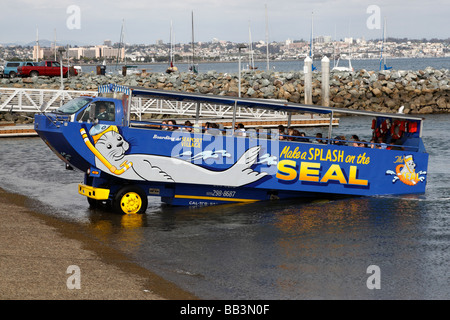 san diego seal tours a modern hydra terra vehicle exiting ...