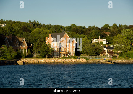 Canada, Nova Scotia, Halifax. Exclusive homes near Point Pleasant Park. Stock Photo