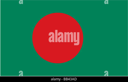 flag of Bangladesh Stock Photo