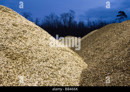 Plastics From Electronics recycling facility in Kematen, Austria Stock Photo
