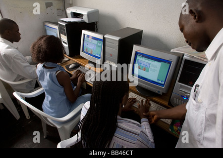 Computer School in Lagos,Nigeria Stock Photo