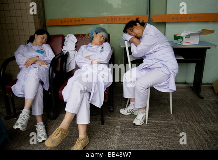 China earthquake aftermath, May, 2008. Stock Photo