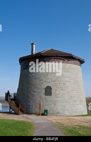 A Martello tower is pictured on the plains of Abraham in Quebec city Stock Photo
