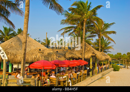 beach bar in venice, florida, usa Stock Photo