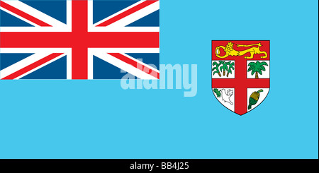 flag of Fiji Stock Photo