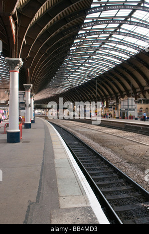 Historic City of York Railway Station Stock Photo