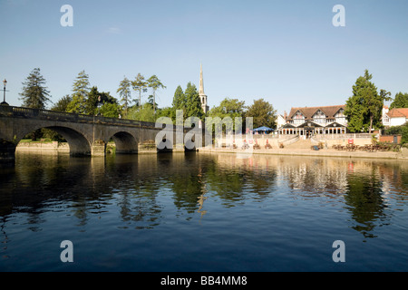 The river Thames at Wallingford, Oxfordshire, UK Stock Photo