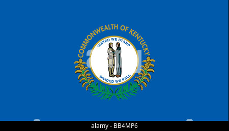 Kentucky state flag Stock Photo