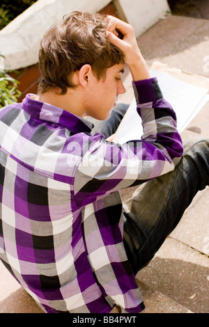 Male student Stock Photo