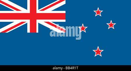 flag of New Zealand Stock Photo