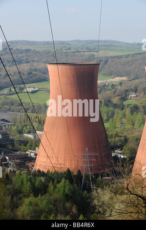 Cooling tower at Ironbridge Power Station in Shropshire England Uk Stock Photo