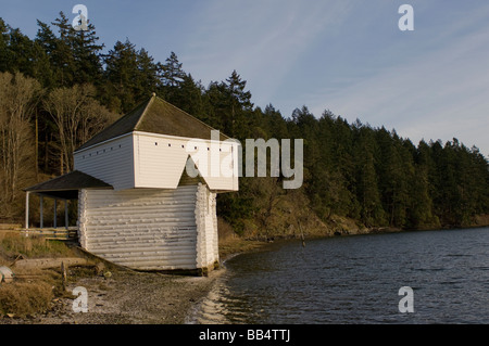 English Camp, San Juan Island, Washington State Stock Photo