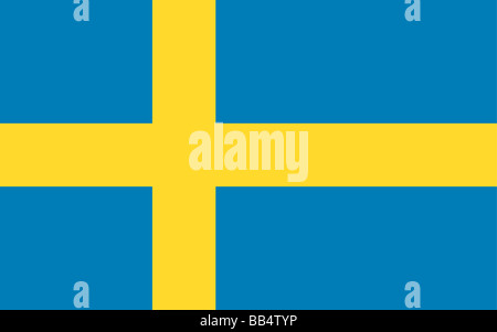 flag of Sweden Stock Photo