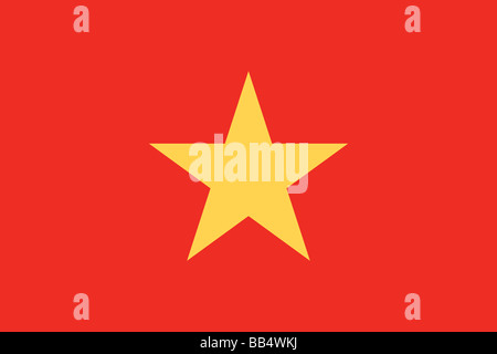 flag of Vietnam Stock Photo