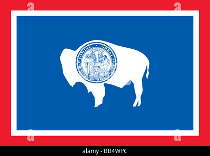 Flag of Wyoming Stock Photo - Alamy