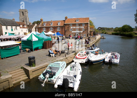 Quayside Wareham Dorset England Stock Photo