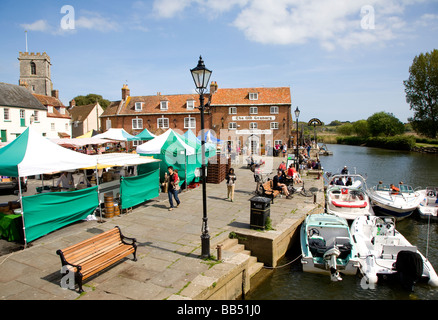 Quayside Wareham Dorset England Stock Photo