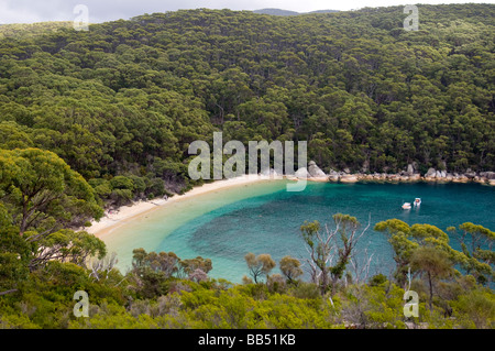 Hiking in Wilsons Promontory National Park Victoria Australia Stock Photo