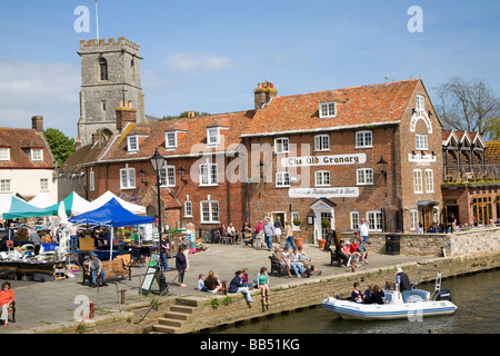 Quayside Wareham Dorset England Stock Photo