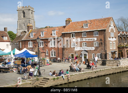 Quayside Wareham Dorset England Stock Photo