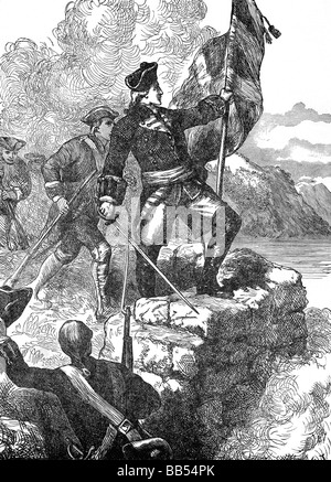 GEORGE WASHINGTON AT FORT DUQUESNE FRENCH AND INDIAN WAR 1756 TO 1763 ...