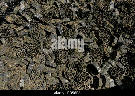 tricking filter in a sewage treatment works Stock Photo